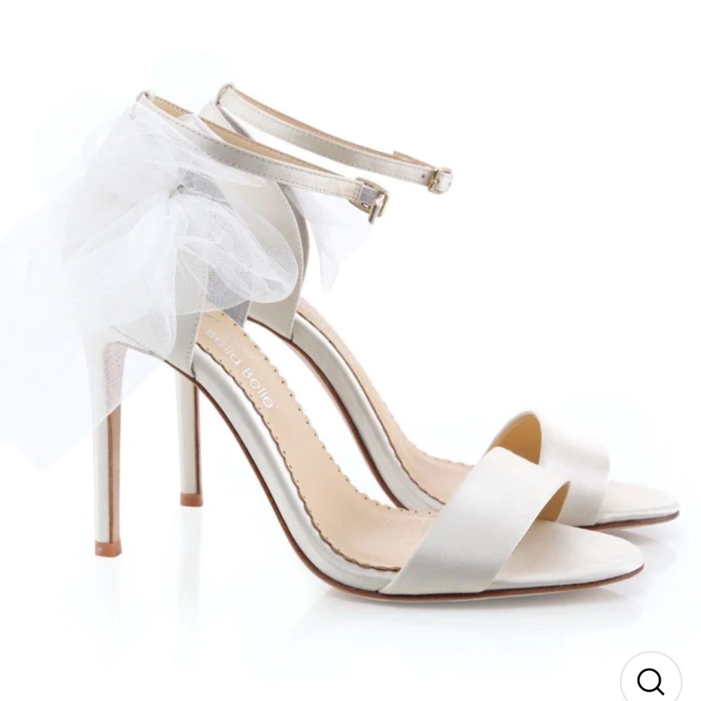 Bella Belle Elise Tulle bow heels